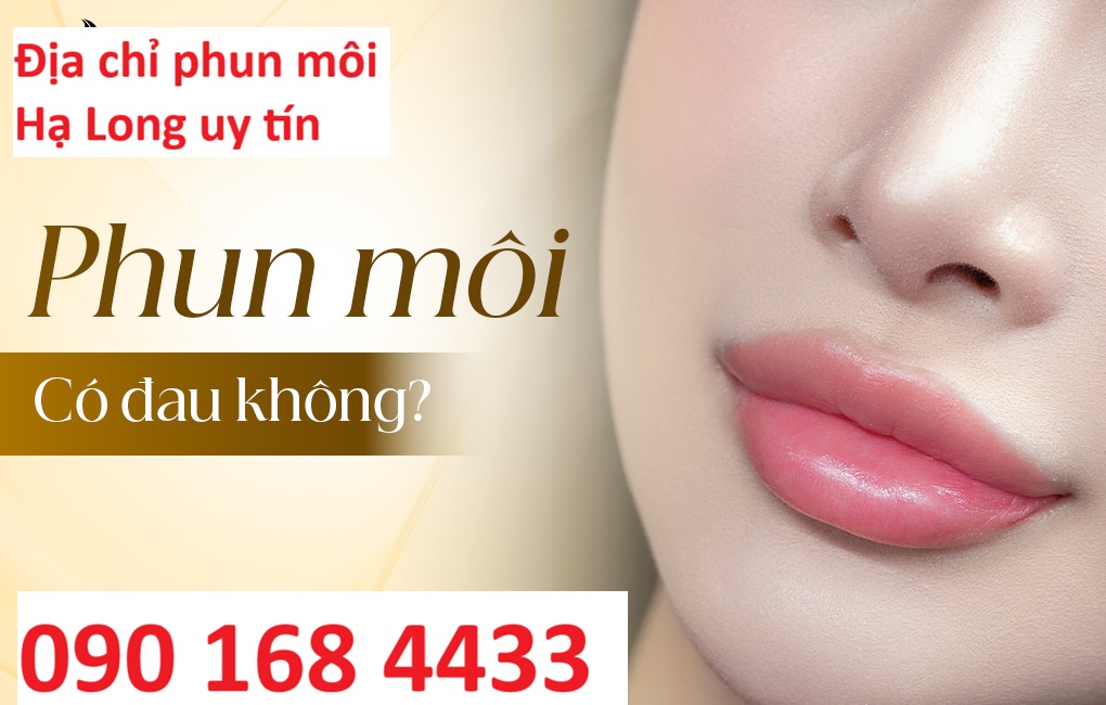 Phun môi có đau không? - Địa chỉ phun môi uy tín: 0901684433