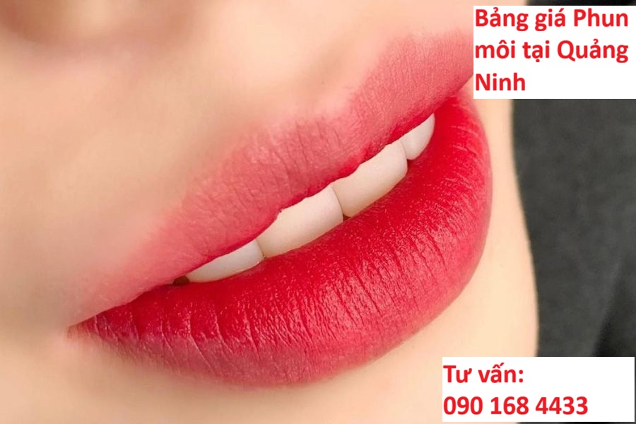 Bảng giá phun môi tại Quảng Ninh - 0901684433