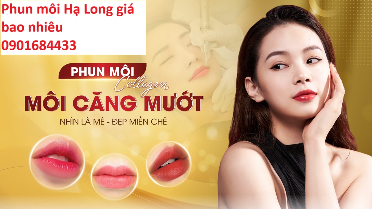 Phun môi Hạ Long giá bao nhiêu - Hotline tư vấn: 0901684433