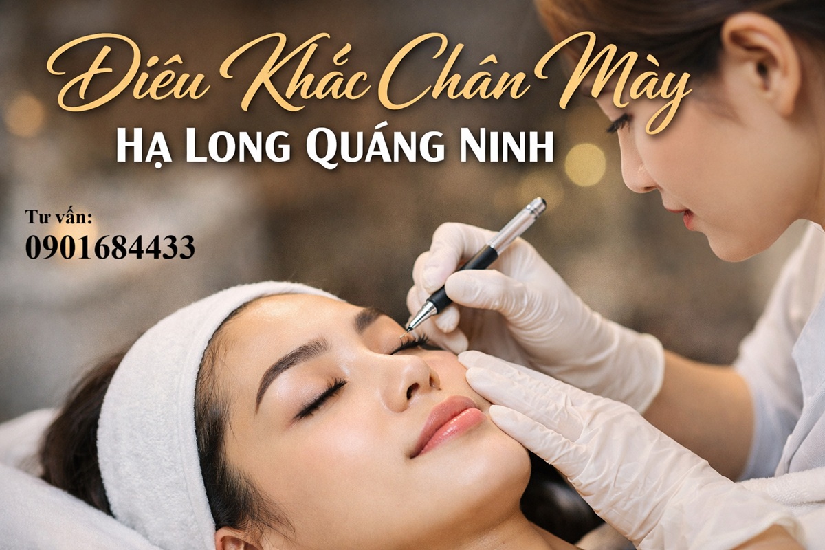 Địa chỉ điêu khắc chân mày tại Hạ Long Quảng Ninh - Tư vấn: 0901684433