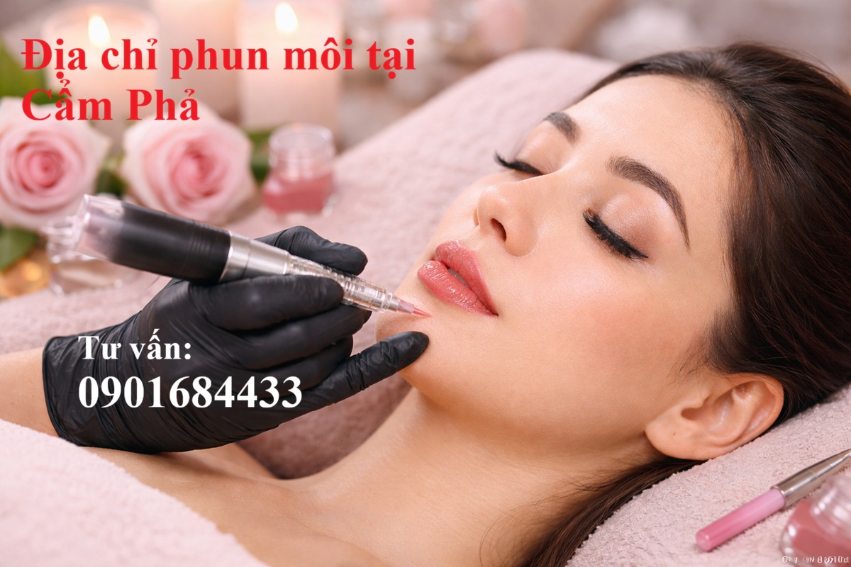 Địa chỉ phun môi tại Cẩm Phả đẹp - uy tín