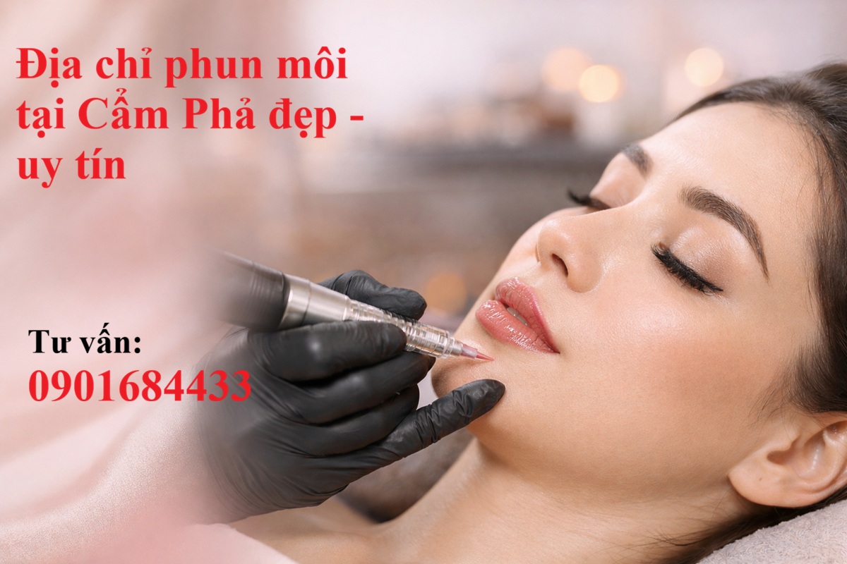 Địa chỉ phun môi tại Cẩm Phả đẹp - uy tín