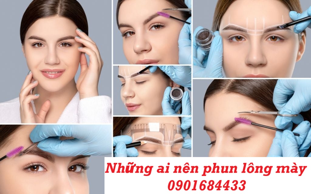Những ai nên phun lông mày - Tư vấn: 0901684433