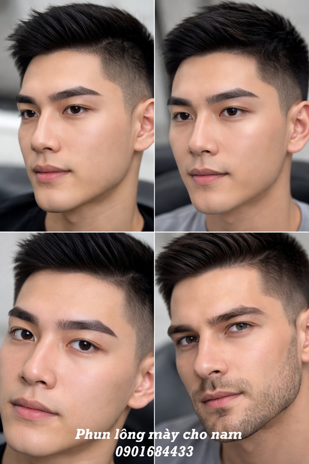 Phun lông mày cho nam - Tư vấn và báo giá: 0901684433