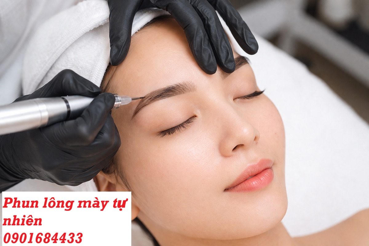 Phun lông mày tự nhiên - Tư vấn và báo giá: 0901684433