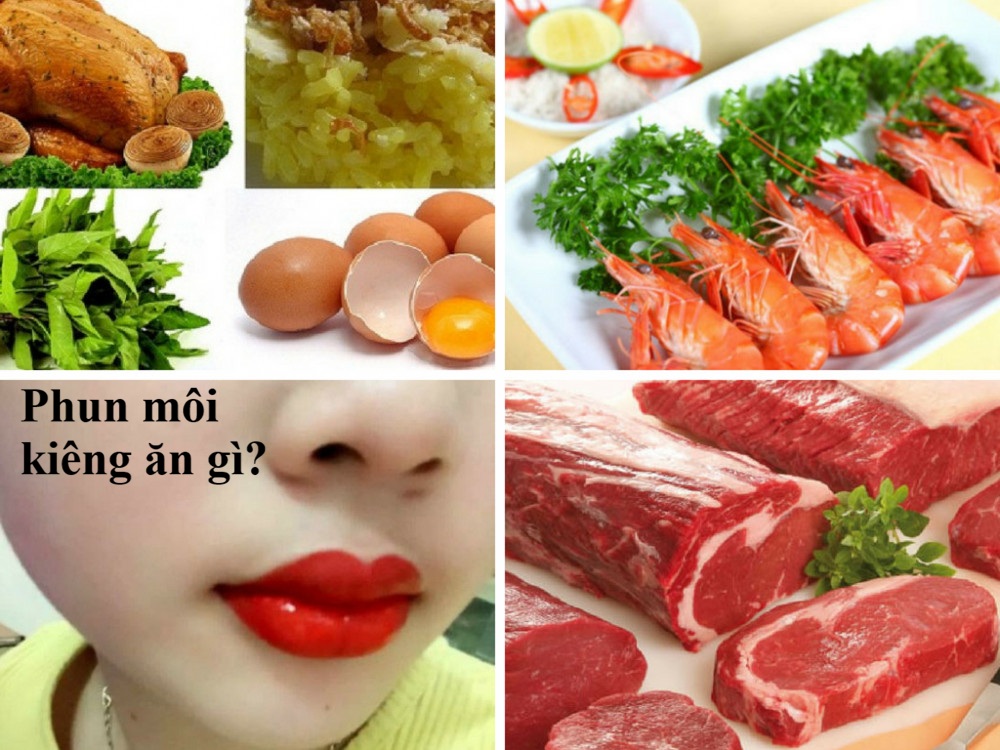 Phun môi kiêng ăn gì? Tư vấn từ chuyên gia