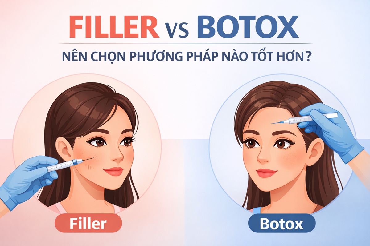 So sánh Filler và Botox phương pháp nào tốt hơn?