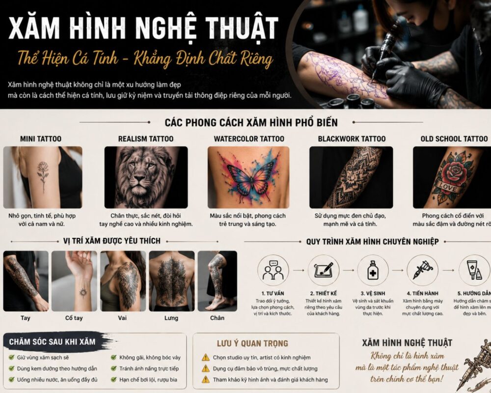 Xăm hình nghệ thuật là gì?